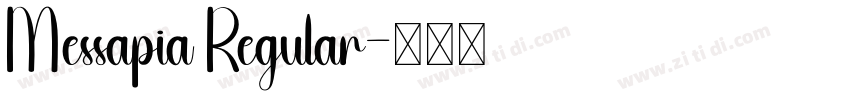 Messapia Regular字体转换